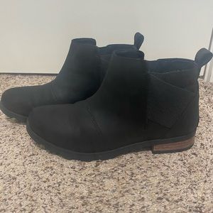 Black Sorel Ankle Boots